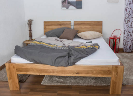 łóżka drewniane NATURA Dąb Dziki